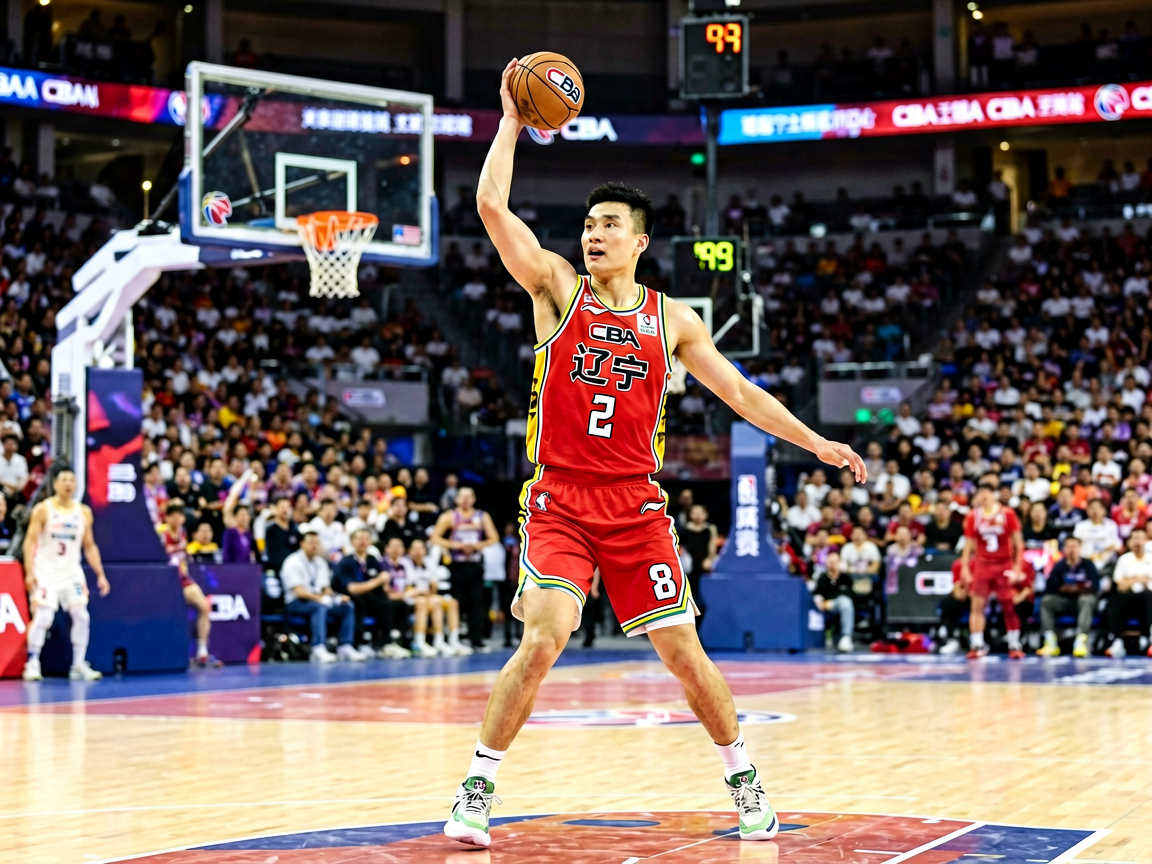 CBA篮球比赛现场